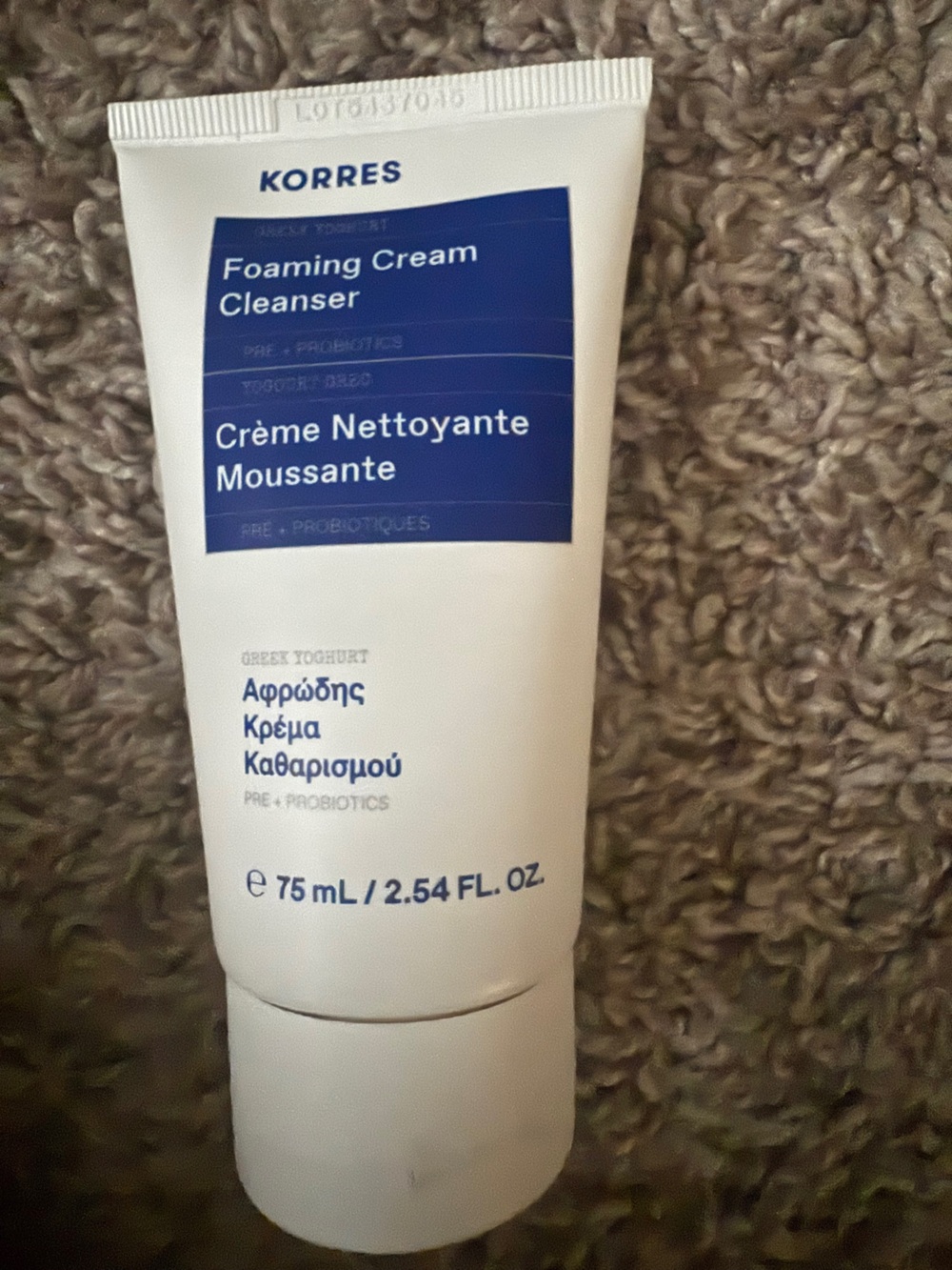 💛 2/$25 Korres foaming cream cleanser